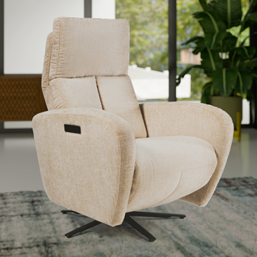 Fauteuil Relax Électrique Pivotant 2 moteur avec Batterie - Luísa