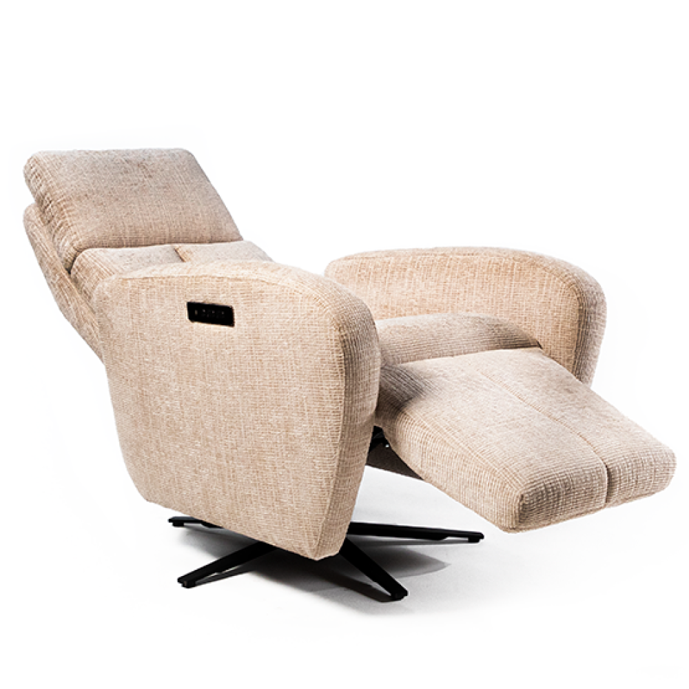 Fauteuil Relax Électrique Pivotant 2 moteur avec Batterie - Luísa
