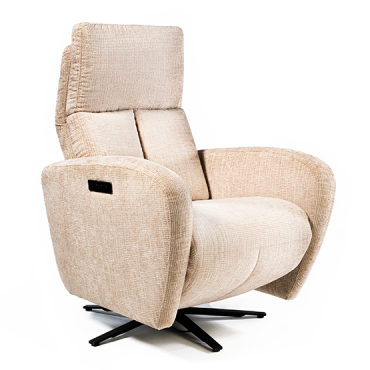 Fauteuil Relax Électrique Pivotant 2 moteur avec Batterie - Luísa